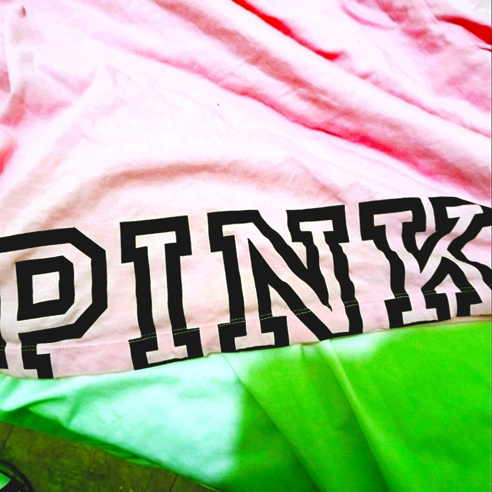 Pink crop top